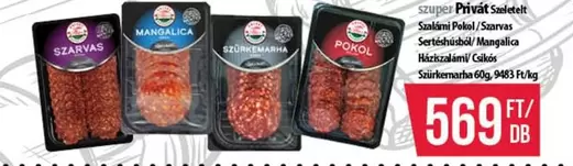 Szuper Privat Szeletelt