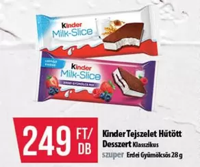 Kinder - Milk-Slice Desszert Klasszikus
