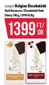 Belgian Étcsokoládé Dark Narancsos/Étcsokoládé Dark Cherry