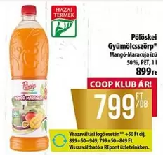 Pölösköi Gyümölcsszörp* Mangó-Maracuja ízű