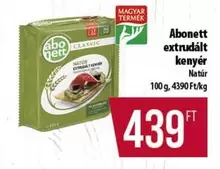 extrudált kenyér
