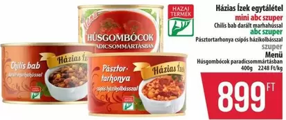 Házi ízek egytálétel