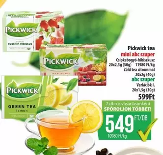 Pickwick tea mini abc szuper