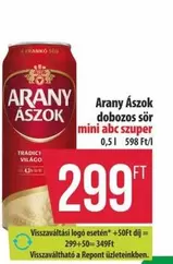 dobozos sör mini