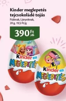 Kinder - Meglepetés tejcsokoládé tojás