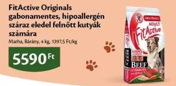 Apple - FitActive Originals gabonamentes, hipoallergén száraz eledel felnőtt kutyák számára