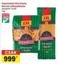 Xxl - Vita Pasta durum szárított tészta spagetti, fusilli