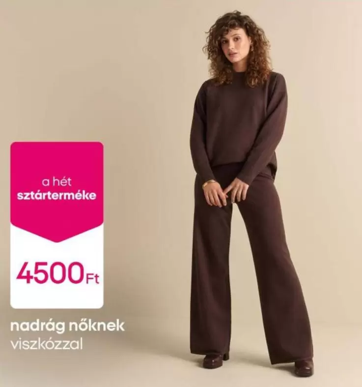 nadrág nőknek viszkózzal