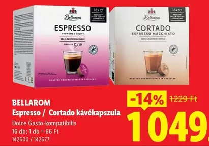 Dolce Gusto - Espresso / Cortado kávékapszula 16 db; 1 db