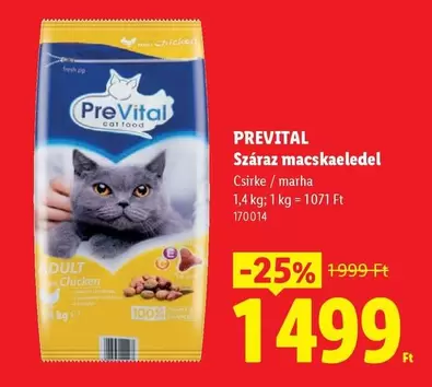 Száraz macskaeledel Csirke / marha