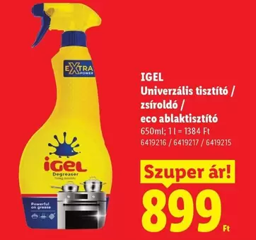 Univerzális tisztító / zsíroldó / eco ablaktisztító 650ml