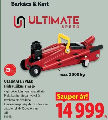Speed - Hidraulikus emelő 500533