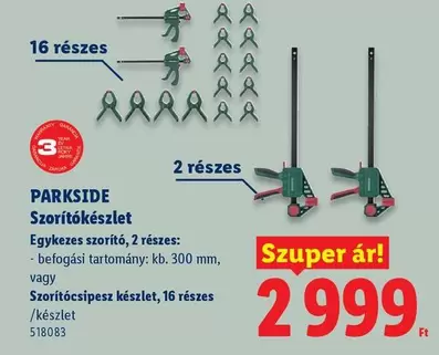 Szorítókészlet / Szorítócsipesz készlet