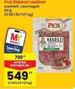 Pick Rákóczi szalámi szeletelt, csomagolt