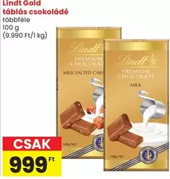 Gold táblás csokoládé