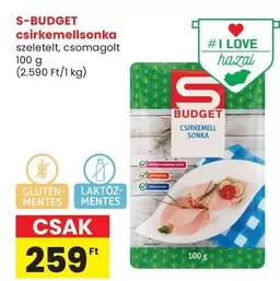 csirkemellsonka szeletelt, csomagolt
