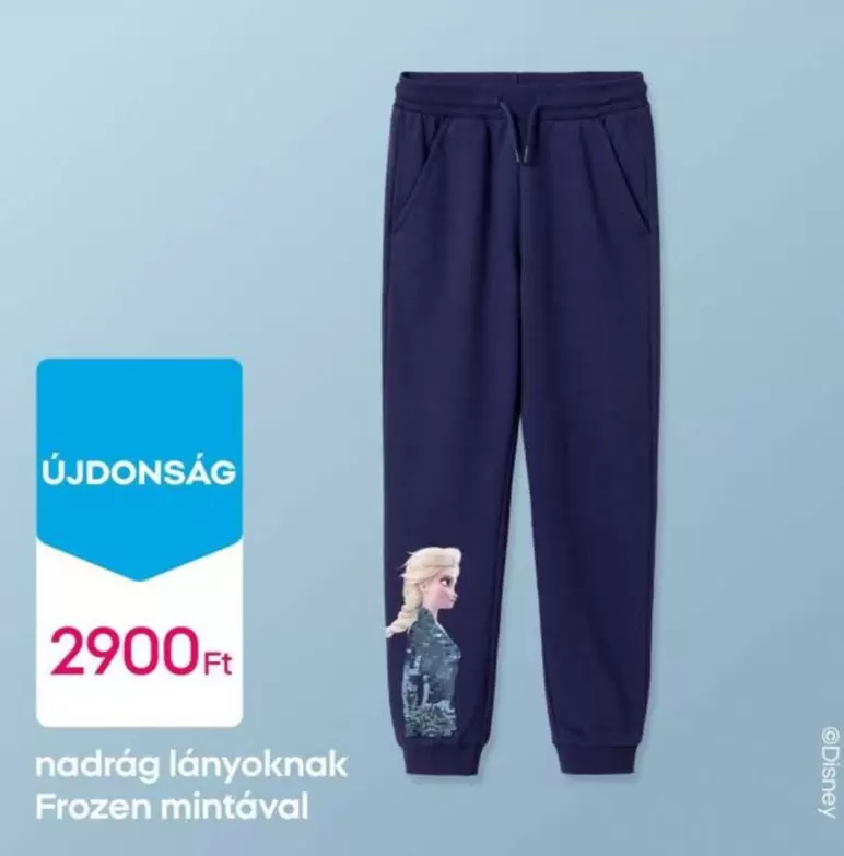 Disney - nadrág lányoknak Frozen mintával