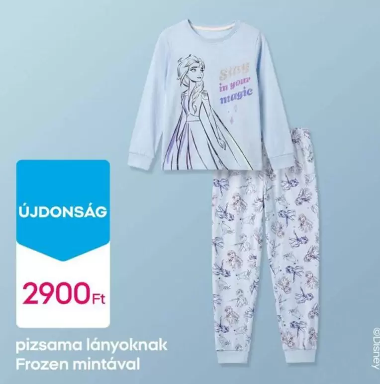Disney - Pizsama lányoknak Frozen mintával