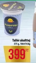 Tallér aludttej