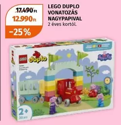Lego - LEGO DUPLO VONATOZÁS NAGYPAPIVAL