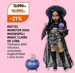 Claire - MONSTER HIGH MOONSPELL MAGIC CLAIRE DE LUNA