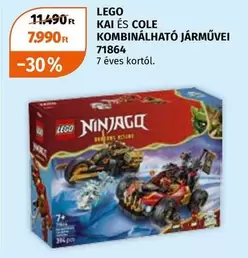 Lego - KAI ÉS COLE KOMBInálható JÁRMŰVEI 71864
