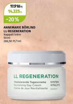 LL-REGENERATION Nappali krém
