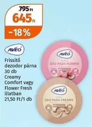 Frissítő dezodor párna