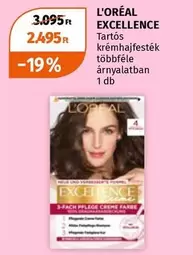 Tartós krémhajfesték többféle árnyalatban