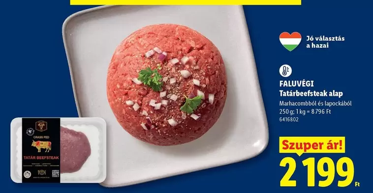 FALUVÉGI Tatárbeefsteak alap