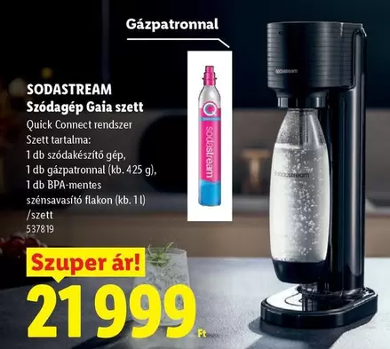 Sodastream - Szódagép Gaia szett