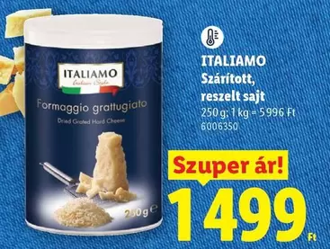 Formaggio grattugiato Dried Grated Hard Cheese 6006350