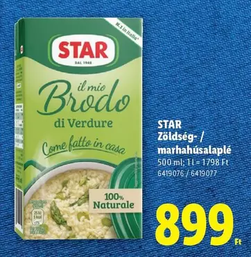 Star - Brodo di Verdure / marhahúsalaplé
