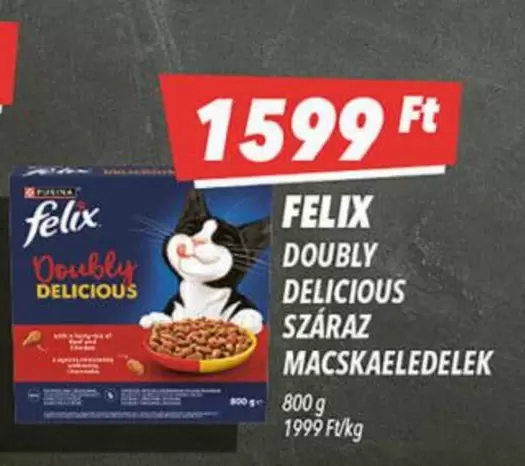 Doubly Delicious Száraz Macskaeledel