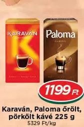 Karaván, Paloma őrölt, pörkölt kávé