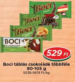 Boci táblás csokoládé