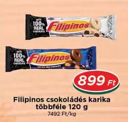 Filipinos csokoládés karika többféle