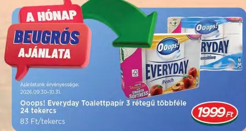 Everyday Toalettpapir 3 rétegű