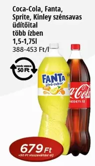 Coca Cola - Coca-Cola, Fanta, Sprite, Kinley szénsavas üdítőital