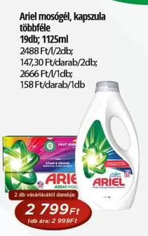 Ariel - mosógél, kapszula többféle