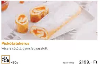 Piskótatekercs