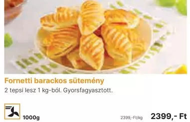 Fornetti barackos sütemény