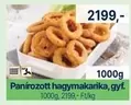 Panírozott hagymakarika, gyf.