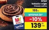 kakaós csiga frissen sütve