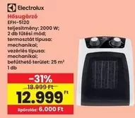 Electrolux - Hősugárzó EFH-5120