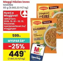 Házi leves többféle