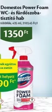 Power Foam WC- és fürdőszoba-tisztító hab