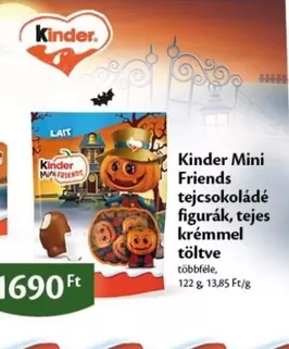 Kinder - Mini Friends tejcsokoládé figurák, tejes krémmel töltve