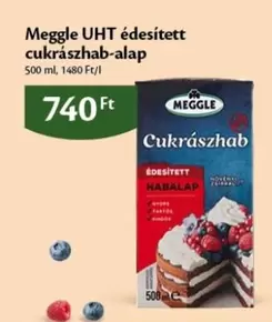 Meggle UHT édesített cukrászhab-alap