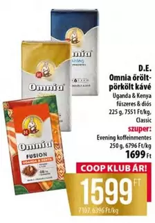 Omnia őrölt-pörkölt kávé